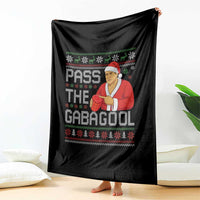 Funny Pass The Gabagool Christmas Throw Blanket Italian Food Xmas Mafia Gangster Movie - Wonder Print Shop