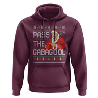 Funny Pass The Gabagool Christmas Hoodie Italian Food Xmas Mafia Gangster Movie - Wonder Print Shop