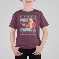 Funny Pass The Gabagool Christmas T Shirt For Kid Italian Food Xmas Mafia Gangster Movie - Wonder Print Shop