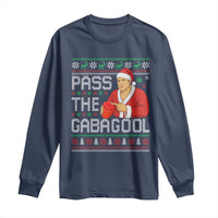 Funny Pass The Gabagool Christmas Long Sleeve Shirt Italian Food Xmas Mafia Gangster Movie - Wonder Print Shop