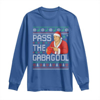 Funny Pass The Gabagool Christmas Long Sleeve Shirt Italian Food Xmas Mafia Gangster Movie - Wonder Print Shop