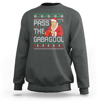 Funny Pass The Gabagool Christmas Sweatshirt Italian Food Xmas Mafia Gangster Movie - Wonder Print Shop
