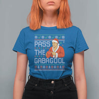 Funny Pass The Gabagool Christmas T Shirt For Women Italian Food Xmas Mafia Gangster Movie - Wonder Print Shop