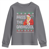 Funny Pass The Gabagool Christmas Youth Sweatshirt Italian Food Xmas Mafia Gangster Movie - Wonder Print Shop