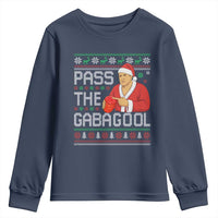 Funny Pass The Gabagool Christmas Youth Sweatshirt Italian Food Xmas Mafia Gangster Movie - Wonder Print Shop