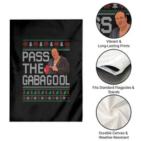 Funny Pass The Gabagool Christmas Garden Flag Italian Food Xmas Mafia Movie - Wonder Print Shop