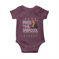 Funny Pass The Gabagool Christmas Baby Onesie Italian Food Xmas Mafia Movie - Wonder Print Shop