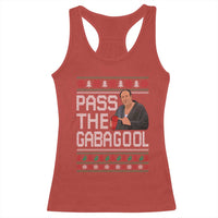 Funny Pass The Gabagool Christmas Racerback Tank Top Italian Food Xmas Mafia Movie - Wonder Print Shop