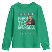 Funny Pass The Gabagool Christmas Youth Sweatshirt Italian Food Xmas Mafia Movie - Wonder Print Shop
