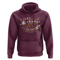 Funny Fly You Fools Christmas Hoodie Fantasy Movie Wizard Santa Sleigh - Wonder Print Shop