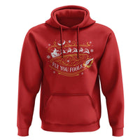 Funny Fly You Fools Christmas Hoodie Fantasy Movie Wizard Santa Sleigh - Wonder Print Shop