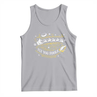 Funny Fly You Fools Christmas Tank Top Fantasy Movie Wizard Santa Sleigh - Wonder Print Shop