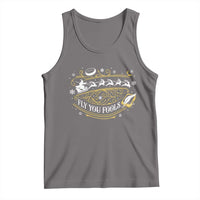 Funny Fly You Fools Christmas Tank Top Fantasy Movie Wizard Santa Sleigh - Wonder Print Shop