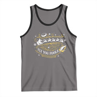 Funny Fly You Fools Christmas Tank Top Fantasy Movie Wizard Santa Sleigh - Wonder Print Shop