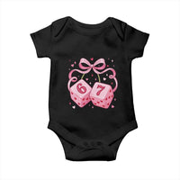 Funny 67 Dice Valentines Day Six Seven Meme Coquette Baby Onesie
