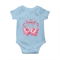 Funny 67 Dice Valentines Day Six Seven Meme Coquette Baby Onesie