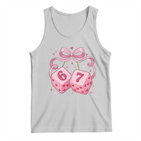Funny 67 Dice Valentines Day Six Seven Meme Coquette Tank Top