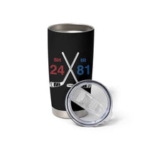 Funny Romance Hockey Tumbler Cup 24 81 Numbers Sport Ice Hockey Team - Wonder Print Shop