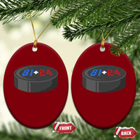 Funny Romance Hockey Lover Ceramic Ornament 24 81 Jersey Numbers Sport - Wonder Print Shop