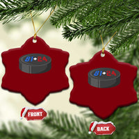 Funny Romance Hockey Lover Ceramic Ornament 24 81 Jersey Numbers Sport - Wonder Print Shop