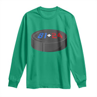 Funny Romance Hockey Lover Long Sleeve Shirt 24 81 Jersey Numbers Sport - Wonder Print Shop