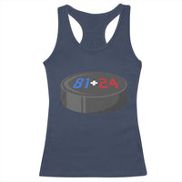Funny Romance Hockey Lover Racerback Tank Top 24 81 Jersey Numbers Sport - Wonder Print Shop