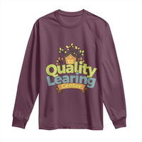 Funny Day Care Long Sleeve Shirt Quality Learing Center Learning School Quote - Wonder Print Shop