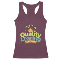 Funny Day Care Racerback Tank Top Quality Learing Center Learning School Quote - Wonder Print Shop