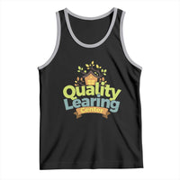 Funny Day Care Tank Top Quality Learing Center Learning School Quote - Wonder Print Shop