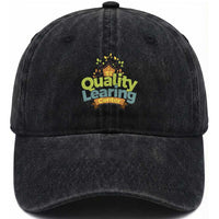 Funny Day Care Washed Cotton Baseball Cap Minnesota Learing Center Learning School Quote