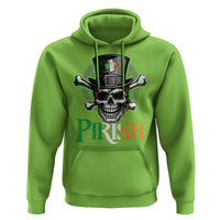 Funny St Patricks Day Pirate Hoodie Pirish Vintage Irish Pirate Skull