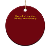 Funny Heated All The Time Rivalry Occasionally Ceramic Ornament LGBT Hockey Romance