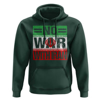 No War With Iran Hoodie Freedom For Iranians Vintage Iran Flag
