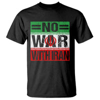 No War With Iran T Shirt Freedom For Iranians Vintage Iran Flag