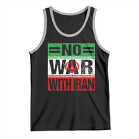 No War With Iran Tank Top Freedom For Iranians Vintage Iran Flag