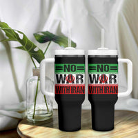 No War With Iran Tumbler With Handle Freedom For Iranians Vintage Iran Flag