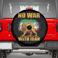 No War With Iran Spare Tire Cover Iran Flag Lion And Sun Persian Pride