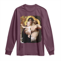 Jesus Christ and Mother Mary William Adolphe Bouguereau Art Long Sleeve Shirt