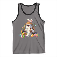 Funny Easter Day Bunny Miner Egg Video Game Tank Top