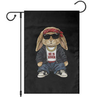 Hip Hop Easter Bunny He is Risen Jesus Religious Christian Garden Flag