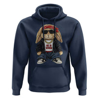 Hip Hop Easter Bunny He is Risen Jesus Religious Christian Hoodie