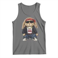 Hip Hop Easter Bunny He is Risen Jesus Religious Christian Tank Top