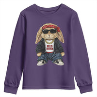 Hip Hop Easter Bunny He is Risen Jesus Religious Christian Youth Sweatshirt