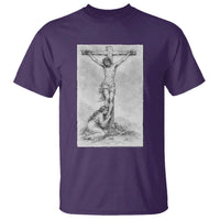 Jesus and St Mary Magdalene At The Cross T Shirt Vintage Catholic Lent