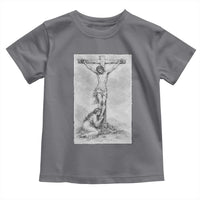 Jesus and St Mary Magdalene At The Cross Toddler T Shirt Vintage Catholic Lent