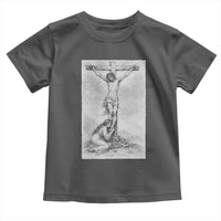 Jesus and St Mary Magdalene At The Cross Toddler T Shirt Vintage Catholic Lent