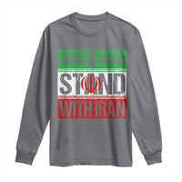I Stand With Iran Long Sleeve Shirt Iranian People Freedom Protest