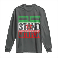 I Stand With Iran Long Sleeve Shirt Iranian People Freedom Protest