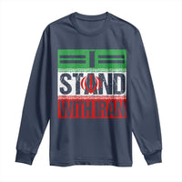 I Stand With Iran Long Sleeve Shirt Iranian People Freedom Protest