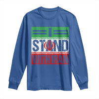 I Stand With Iran Long Sleeve Shirt Iranian People Freedom Protest